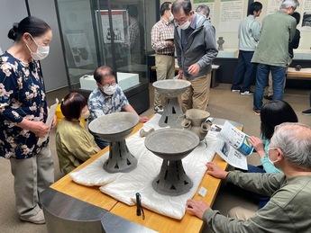 写真：須恵器解説