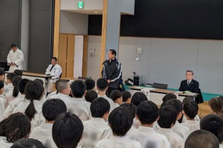 写真:市長あいさつの様子