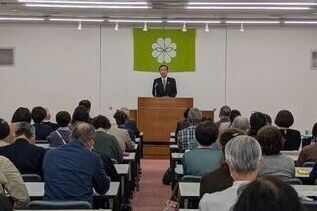 写真：市長あいさつの様子