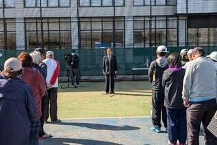 写真：市長あいさつの様子