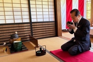 写真：太宰府茶会の様子
