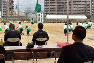 写真：中学校体育祭の様子
