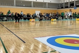 写真：始球式の様子