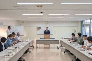 写真：市長あいさつの様子