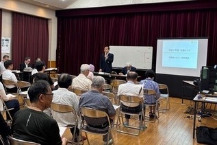 写真:市長あいさつの様子
