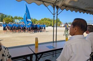 写真：春日高校運動会の様子