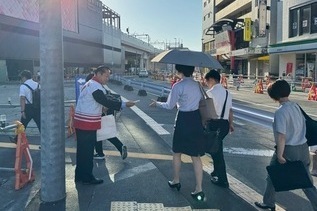 写真:該当啓発の様子