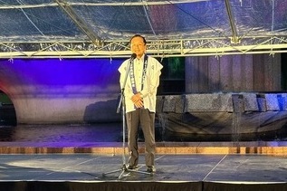 写真:市長あいさつの様子