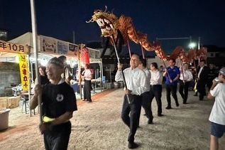 写真：惣利地区祭りの様子