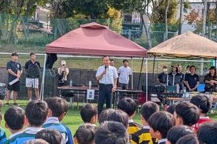 写真：市長あいさつの様子