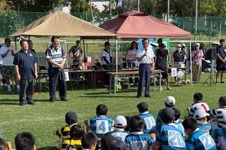 写真：市長あいさつの様子