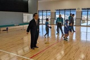写真：スポーツ体験の様子