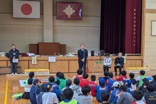 写真：市長あいさつの様子