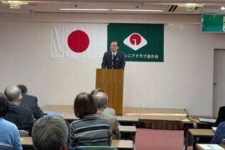 写真：市長あいさつの様子