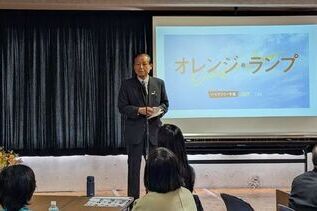 写真：市長あいさつの様子