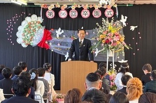 写真：市長あいさつの様子